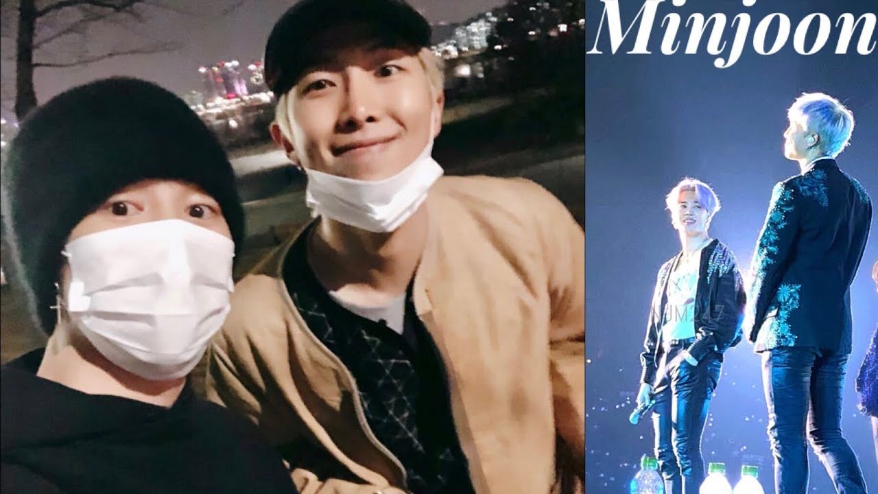 Minjoon trying not to be obvious in public challenge FAILED