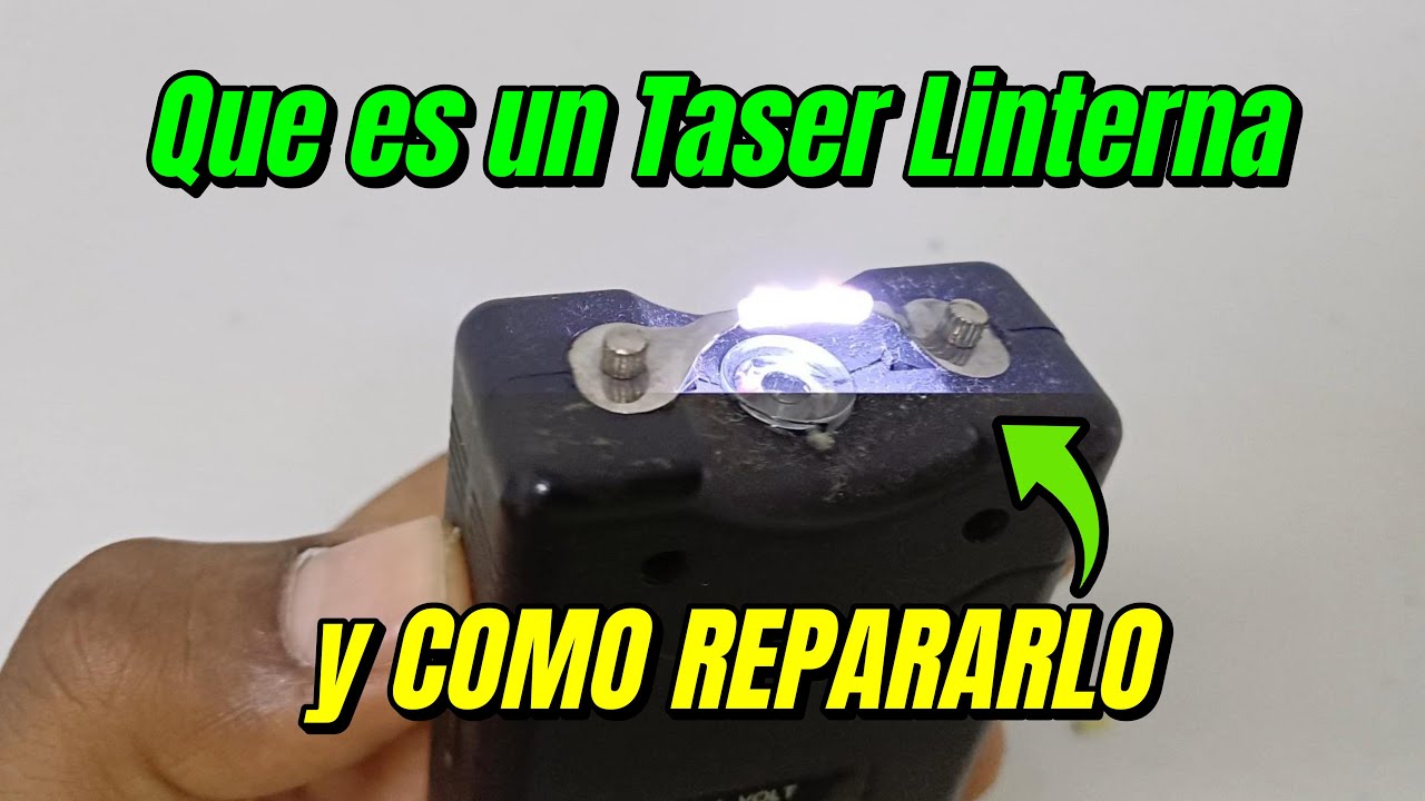 Como usar multímetro digital para reparar Taser-linterna
