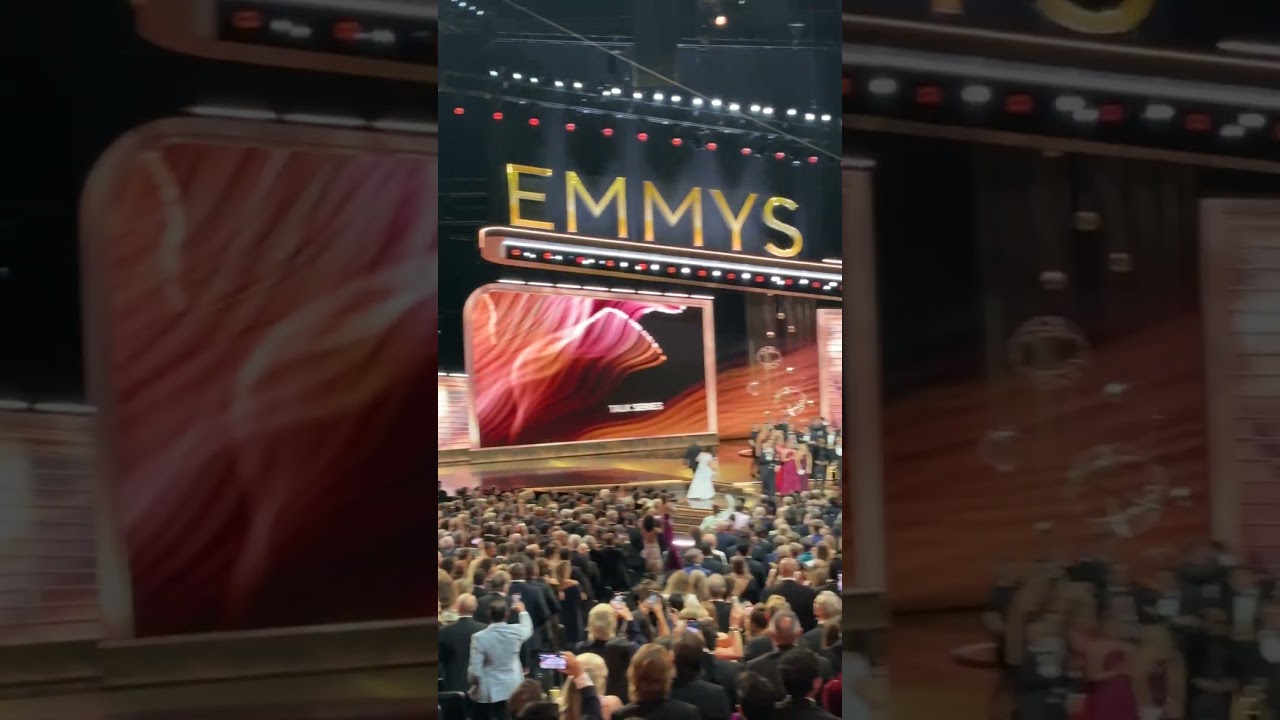 &ldquo;Stephen&rdquo; Chants From the Audience for Stephen Colbert as He Wins Best Talk Show at the #Emmys