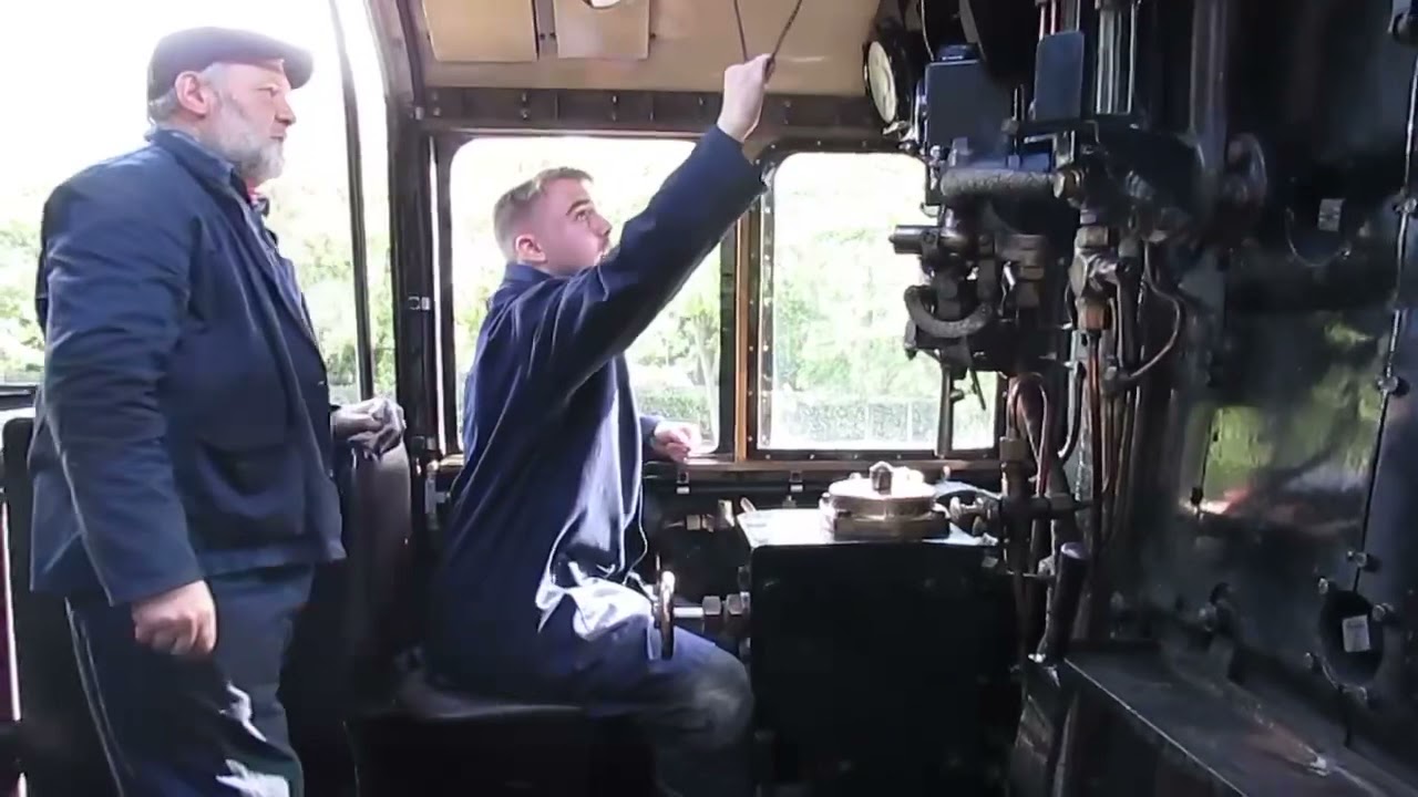 JR starting up and driving BR standard 5 73156 at the GCR 16/9/18