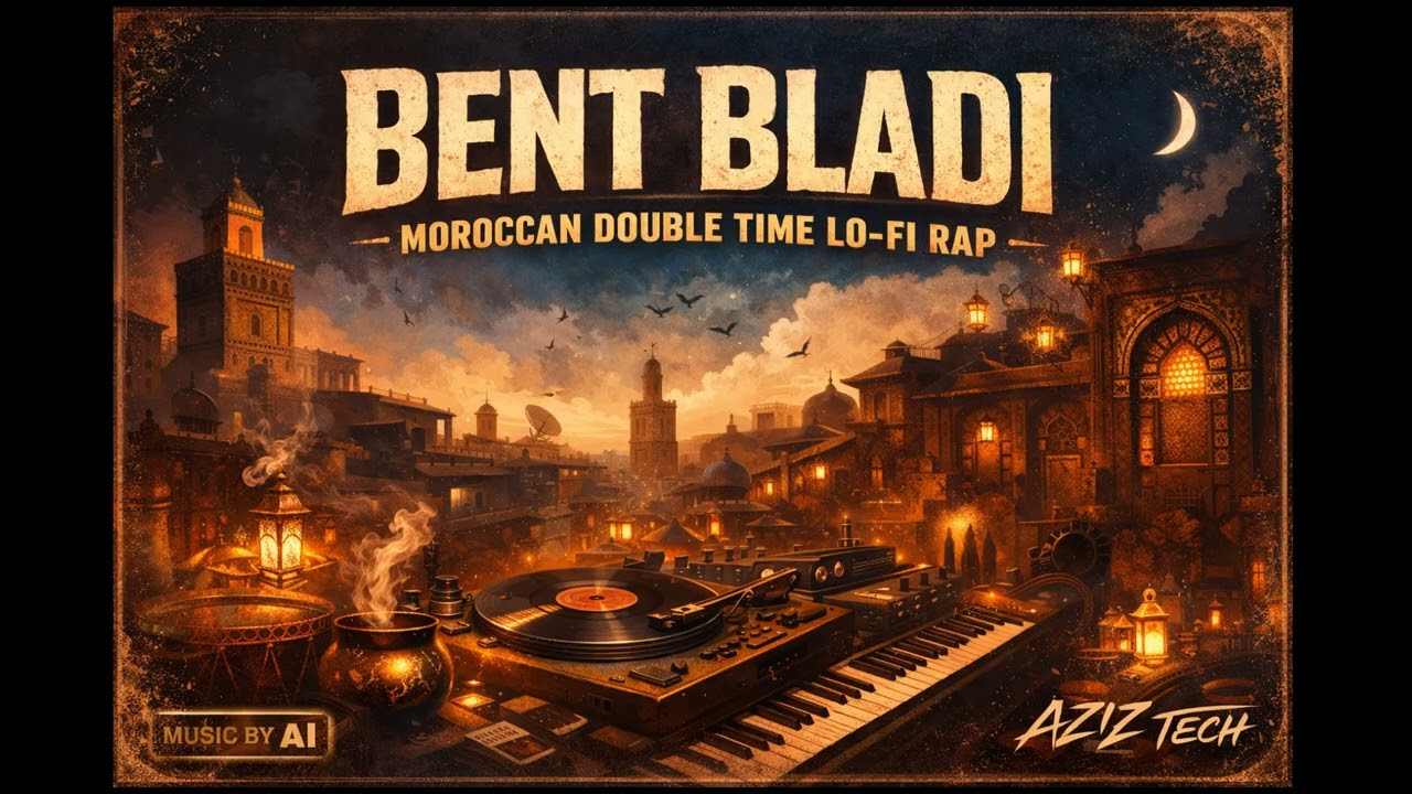 Bent Bladi – Lo-Fi Hip Hop Moroccan Rap (Double Time Flow) | بنت بلادي