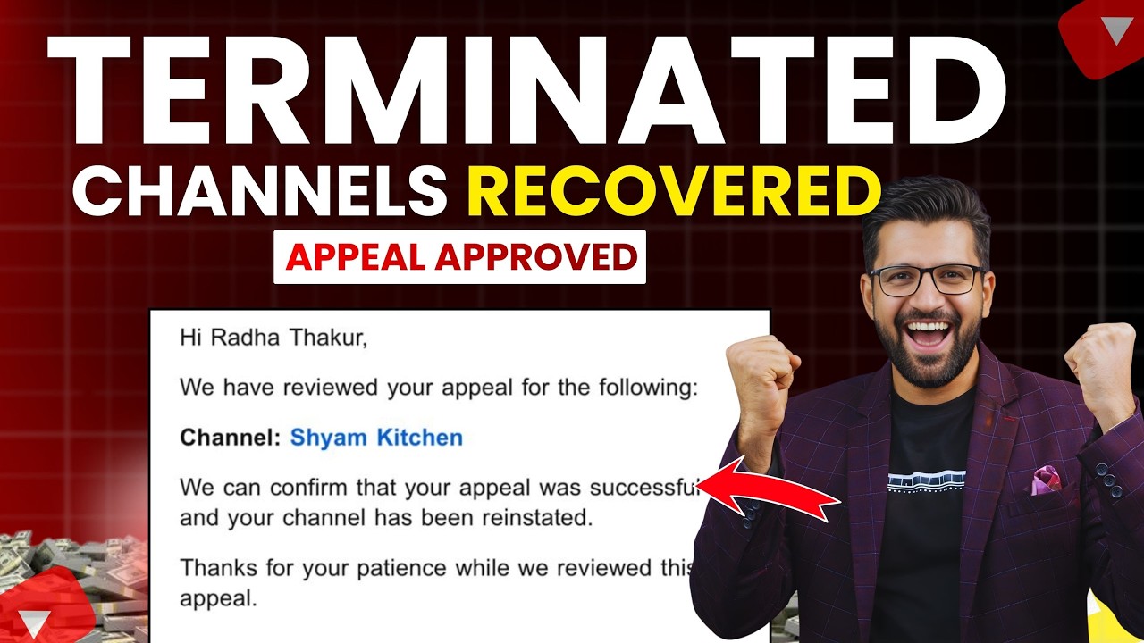 Terminated YouTube Channel Recover Kaise Kare? Appeal Approved Process (2026)