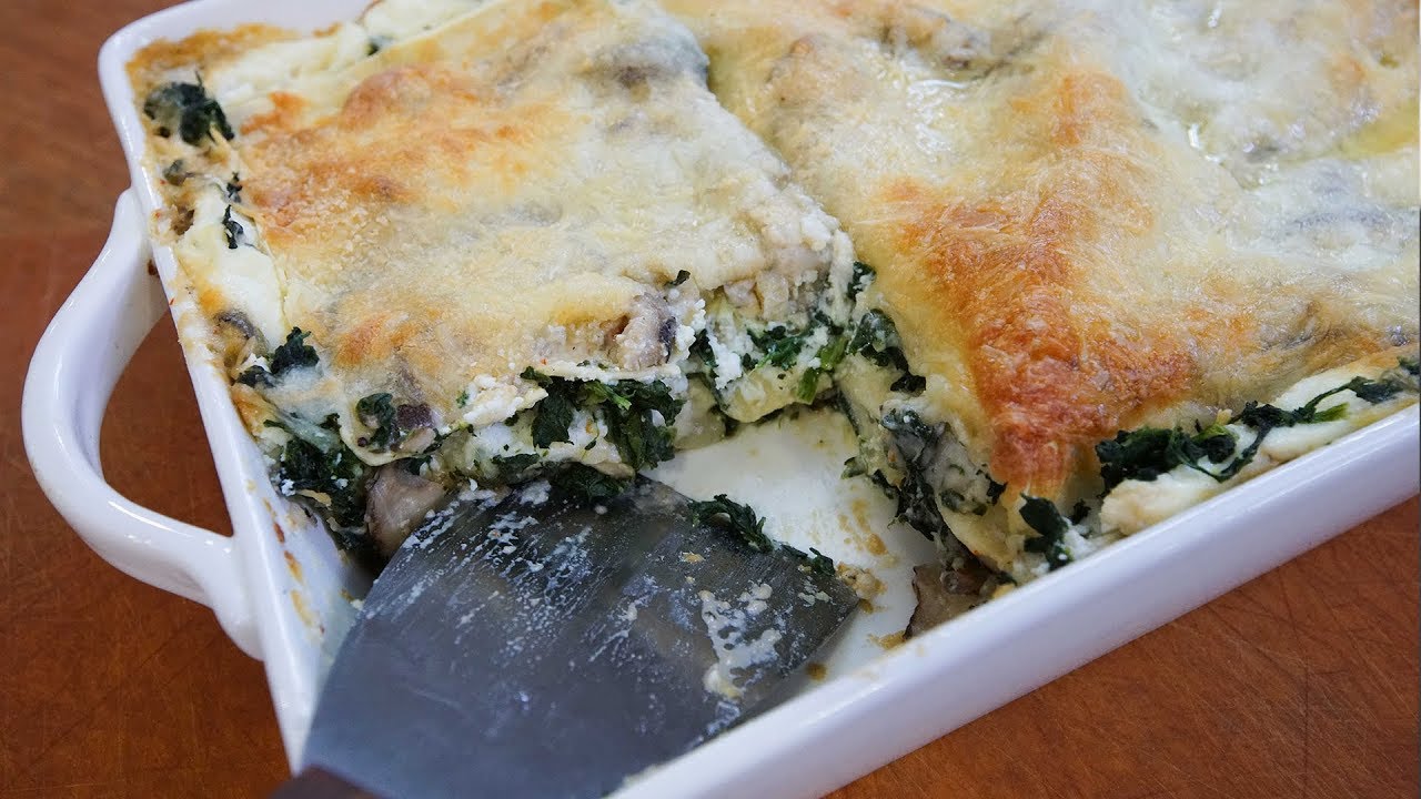 The Best Mushroom Lasagna | SAM THE COOKING GUY