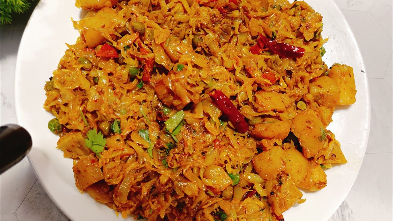 आलू पत्ता गोभी की सूखी सब्जी बनाने की रेसिपी 💖Patta Gobhi Aloo Ki Sabzi || Aloo Cabbage Recipe||