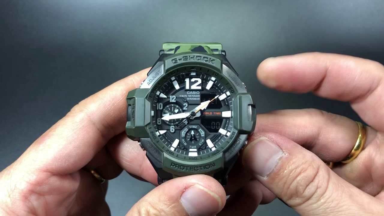 วิธีการตั้ง CASIO G-SHOCK GA-1100