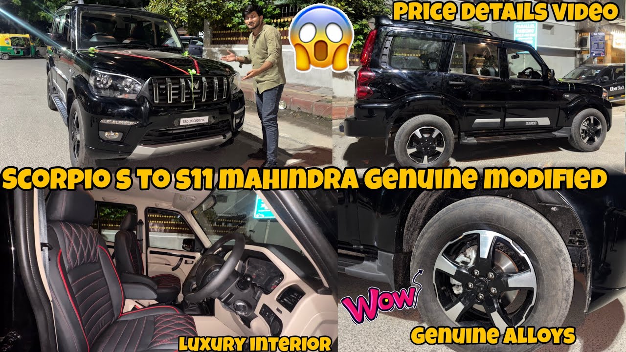 SCORPIO CLASSIC S MODIFIED TO S11 WITH PRICE ✅SCORPIO CLASSIC MODIFICATION ✅SCORPIO S TO S11