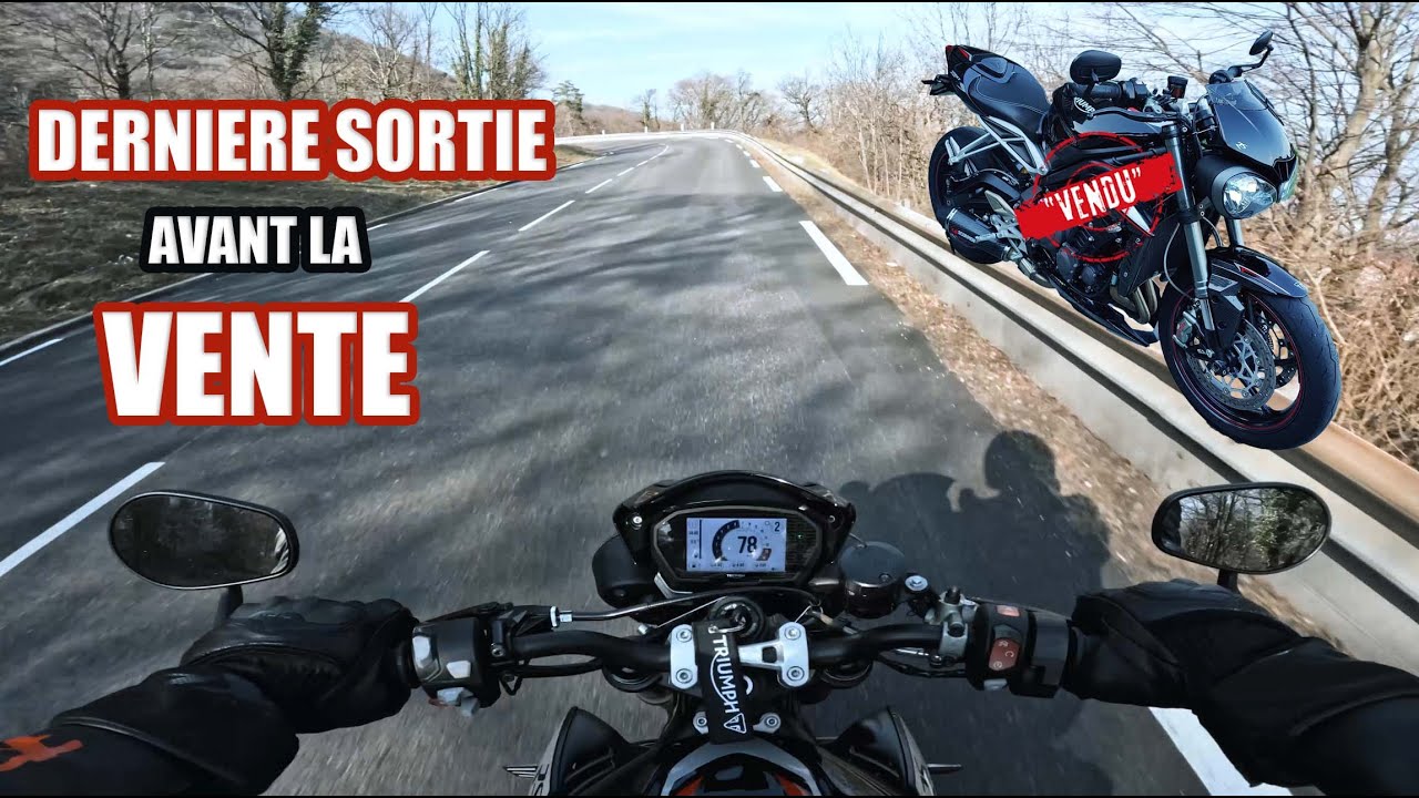 LA DERNIERE MONTÉE AVEC MA STREET | TRIUMPH STREET TRIPLE 765 RS #4K #PURESOUND