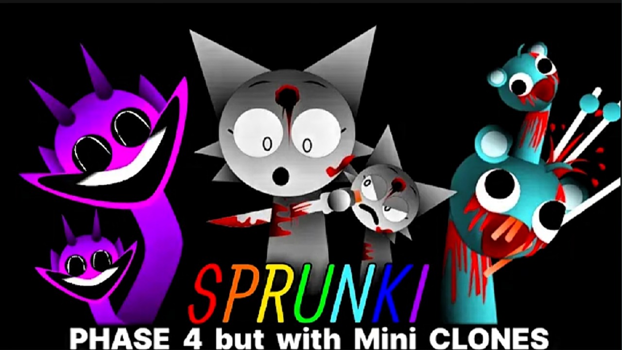 Incredibox Sprunki live: Simon phase 4 with but mini clones