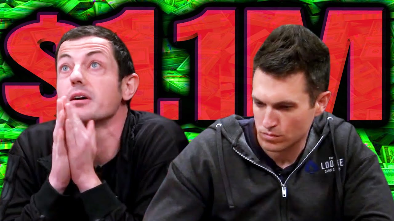 $1.1 MILLION POT!! Doug Polk Calls Clock on Tom Dwan