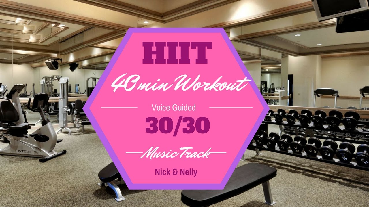 HIIT-МУЗЫКАЛЬНЫЙ ТРЕК &ndash; 30/30, 40 мин &ndash; ПЛЮС ГОЛОСОВЫЕ ПОДСКАЗКИ