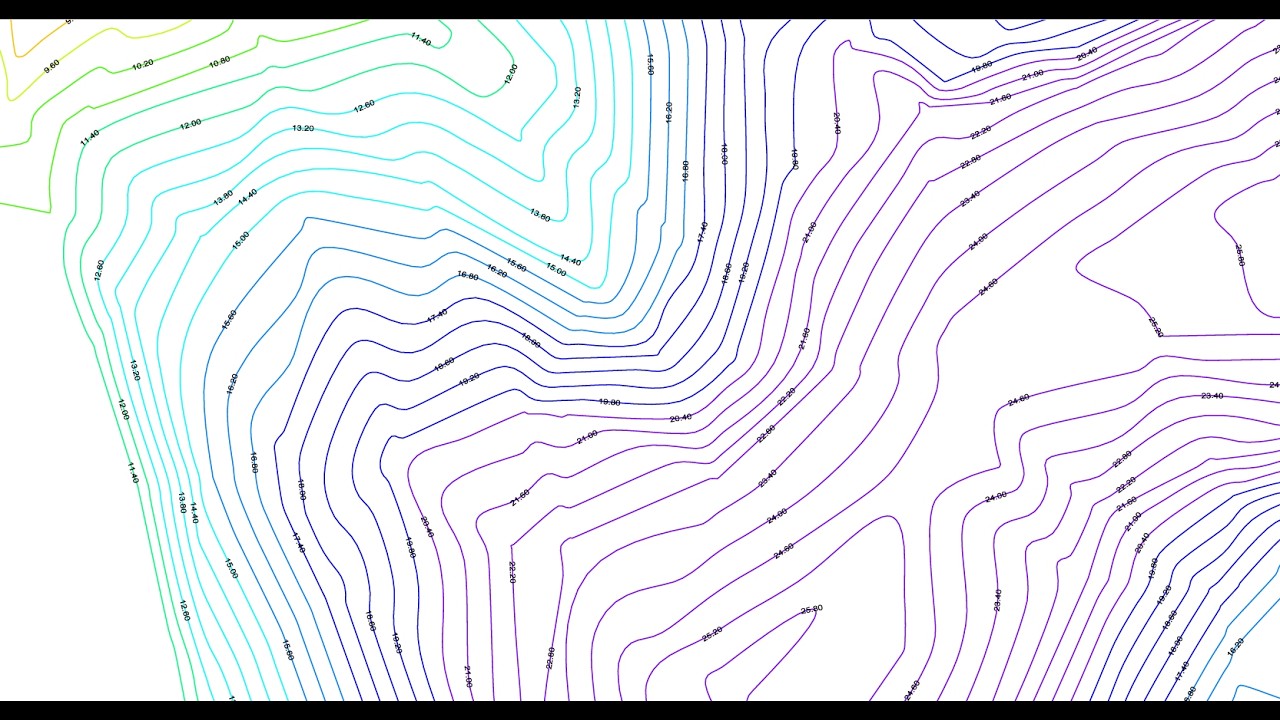 How to Create Contour Map in Autodesk Civil 3D with Color and Label