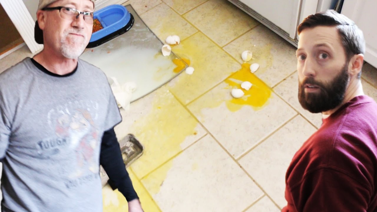 RIGGING HIS FRIDGE TO DO THIS!
