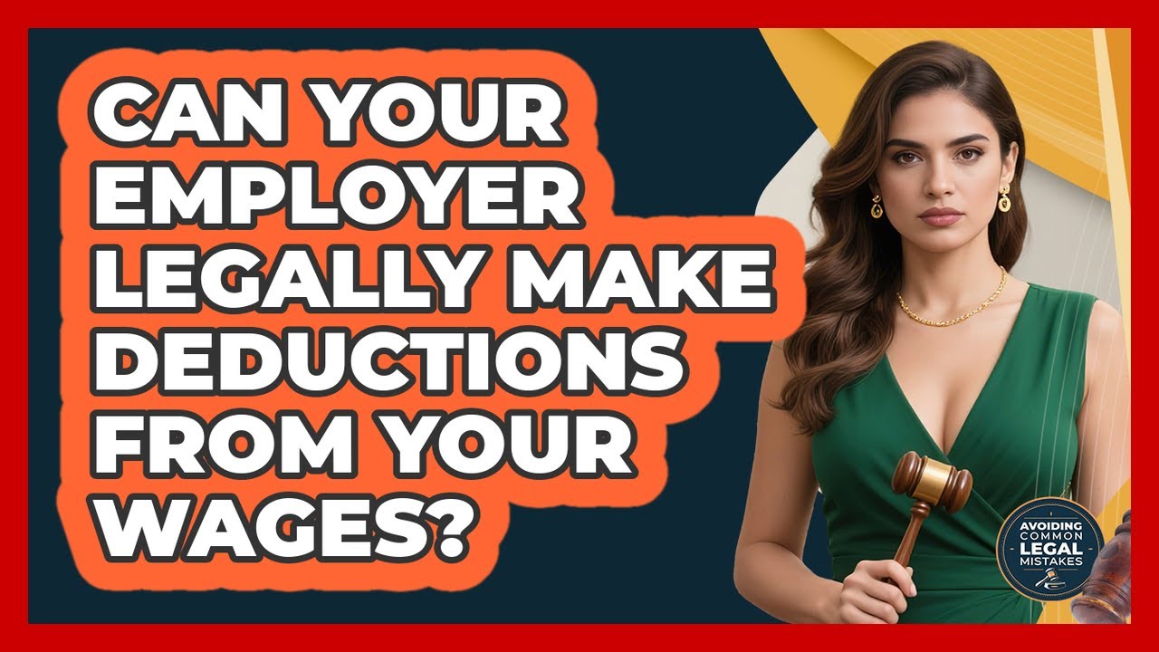 Can Your Employer Legally Make Deductions From Your Wages? - Avoiding Common Legal Mistakes
