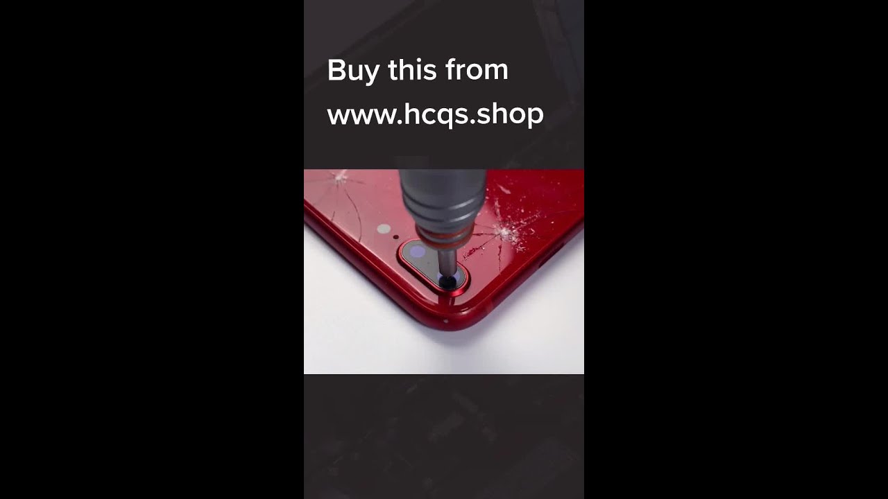 Get this glass breaker from HCQS. It helps for replace a back housing glass. 