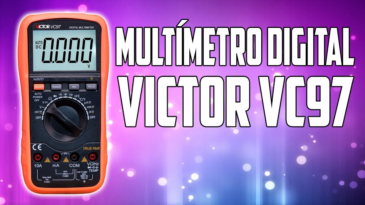 MULTÍMETRO DIGITAL VICTOR VC97 REVIEW COMPLETO