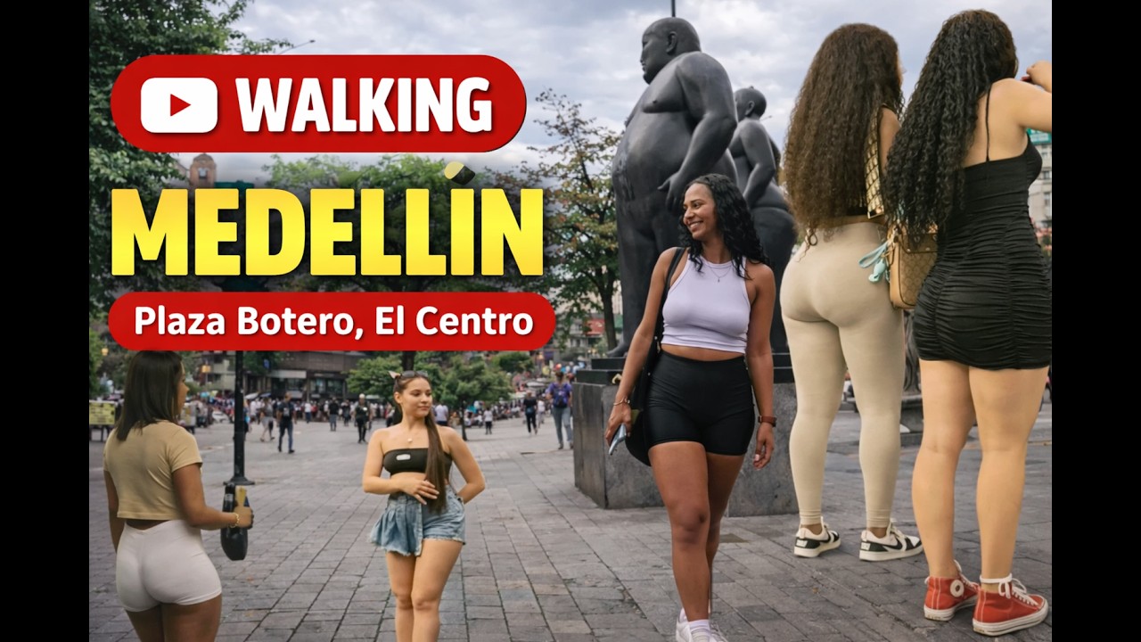 El Centro| Medellin Colombia| Walking Tour 4K 2026