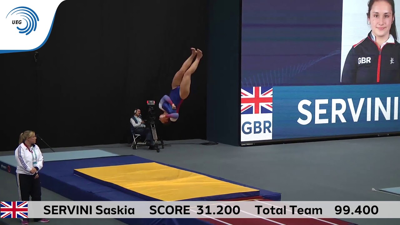 Great Britain - 2018 Tumbling European Champions, women's junior team