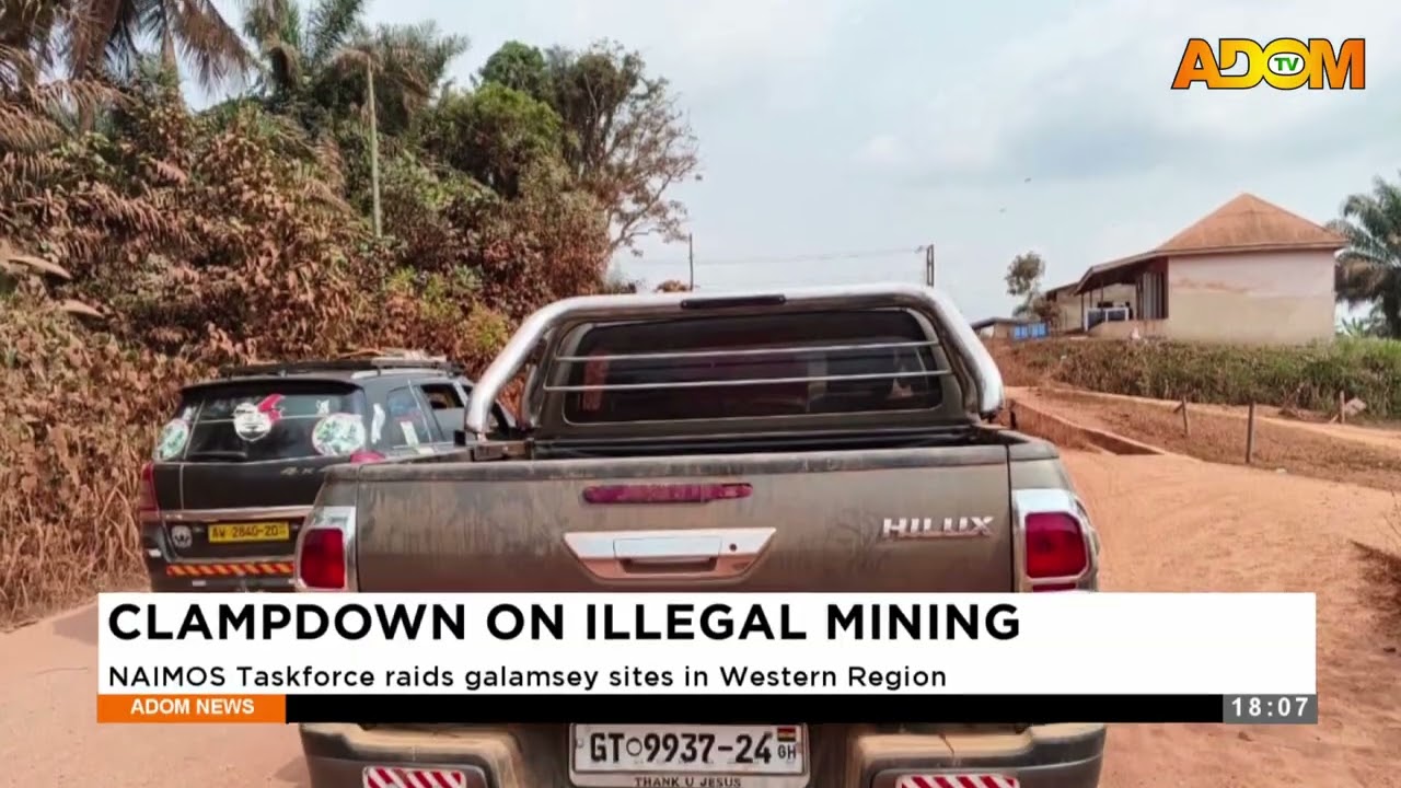 Clampdown on Illegal Mining: NAIMOS Taskforce raids galamsey sites in Western Region - Evening News