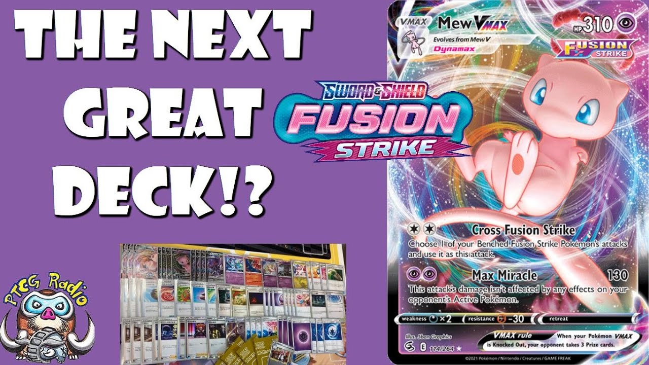 Is MEW VMAX the Next Great Pokémon TCG Deck? (Pokémon TCG Fusion Strike)