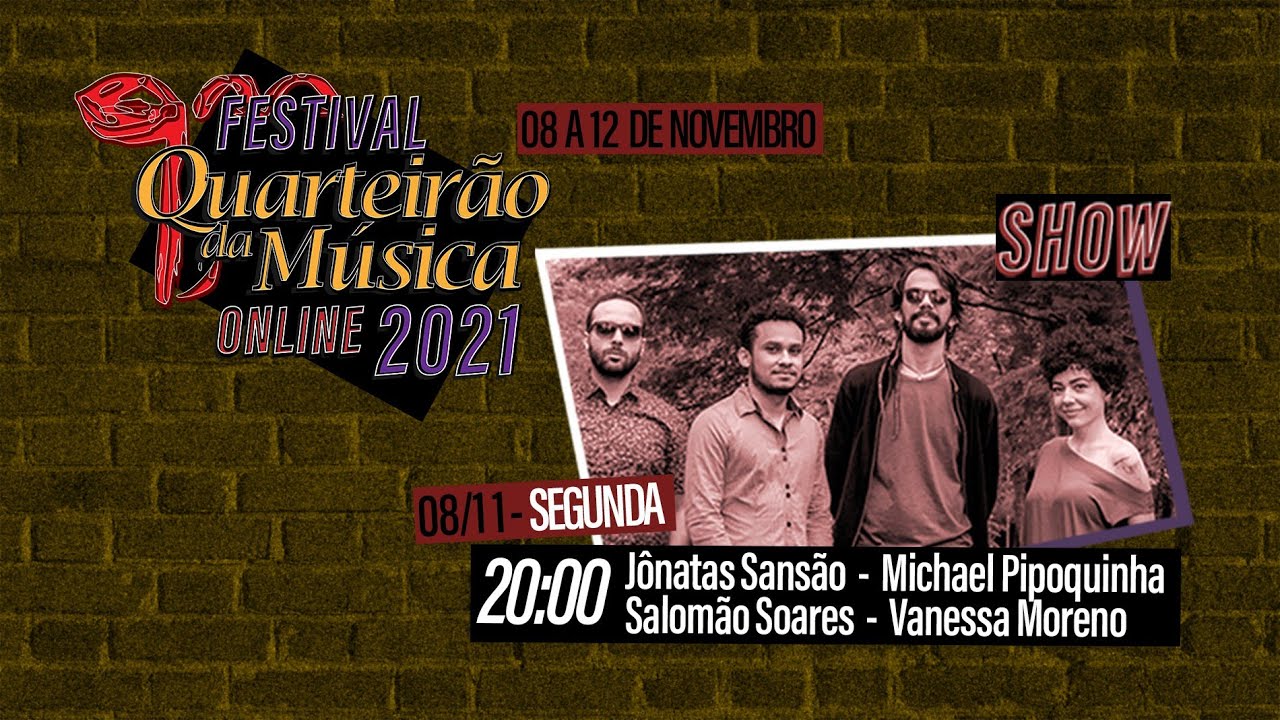 3. SHOW DE ABERTURA - Michael Pipoquinha, Salomão Soares, Vanessa Moreno e Jônatas Sansão.
