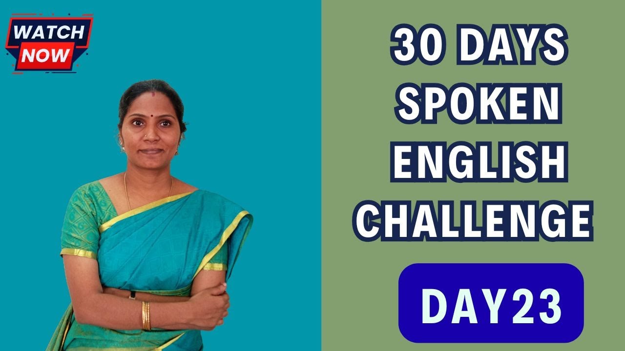 30 Days Spoken English Challenge - Day23 | Spoken English | #englishgrammar #kakkan