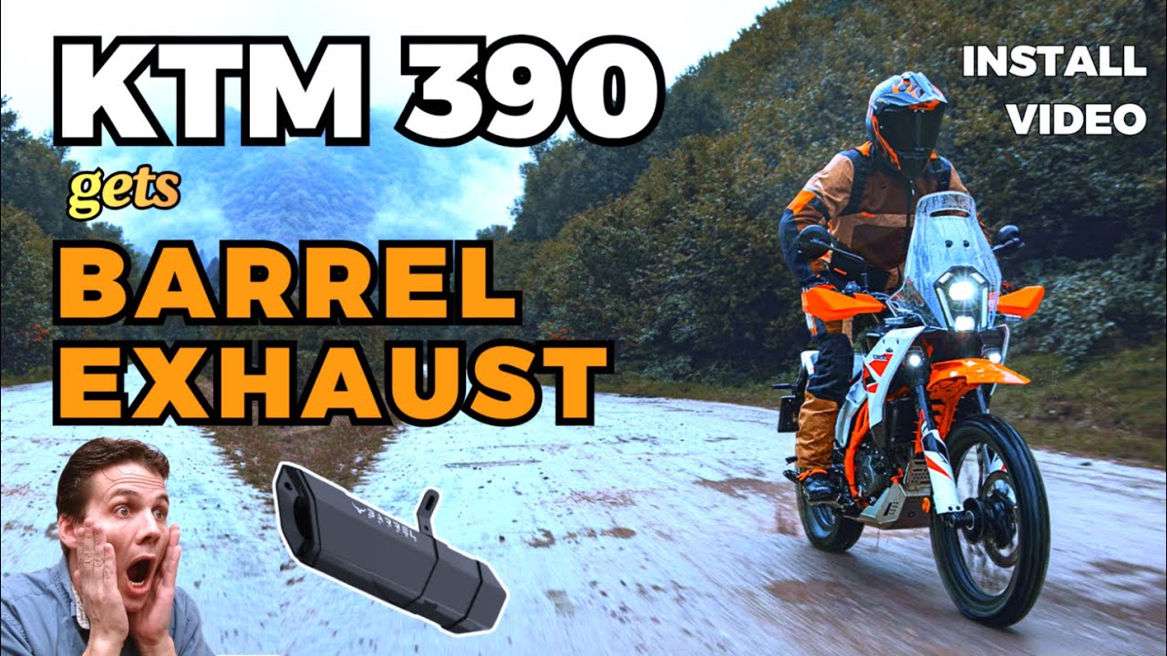 KTM Adventure 390: Модернизация выхлопной системы, о которой вы даже не подозревали — Barrel Exhaust