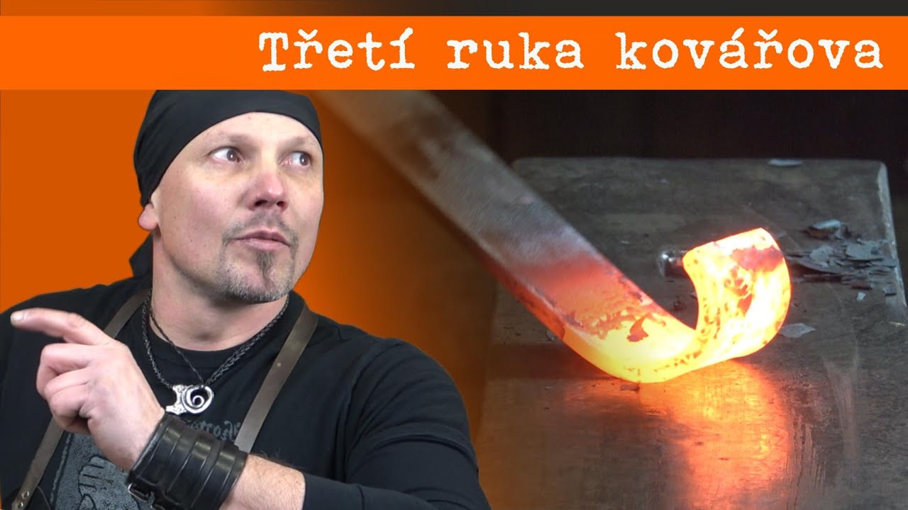 Třetí ruka kovářova - kovaný přípravek na držení - #blacksmithing #forged #tools #kovářství #