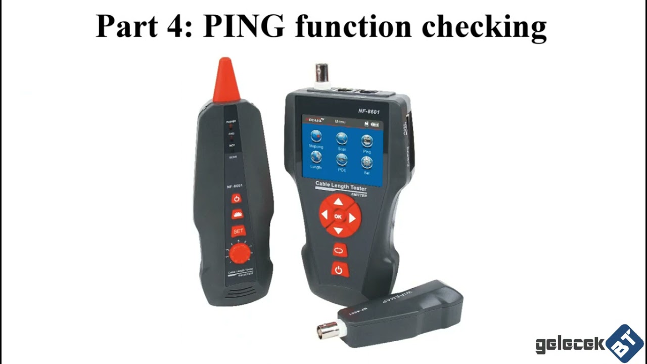 NF-8601 Data Kablo Mesafe ve Uç Bulucu Test Cihazı Seti
