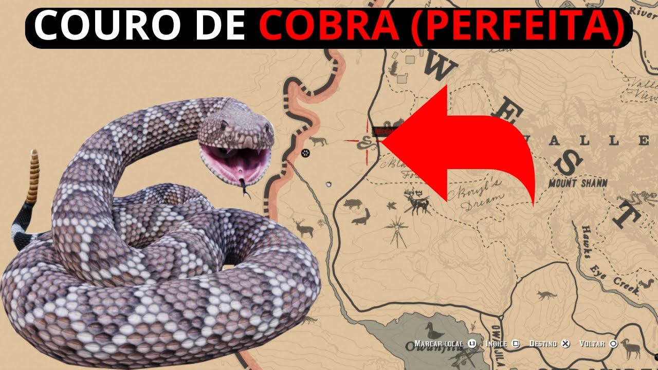 Red Dead Redemption 2 - Localiza&ccedil;&atilde;o e Abate de Cobra Com Pele Perfeita -   RDR2