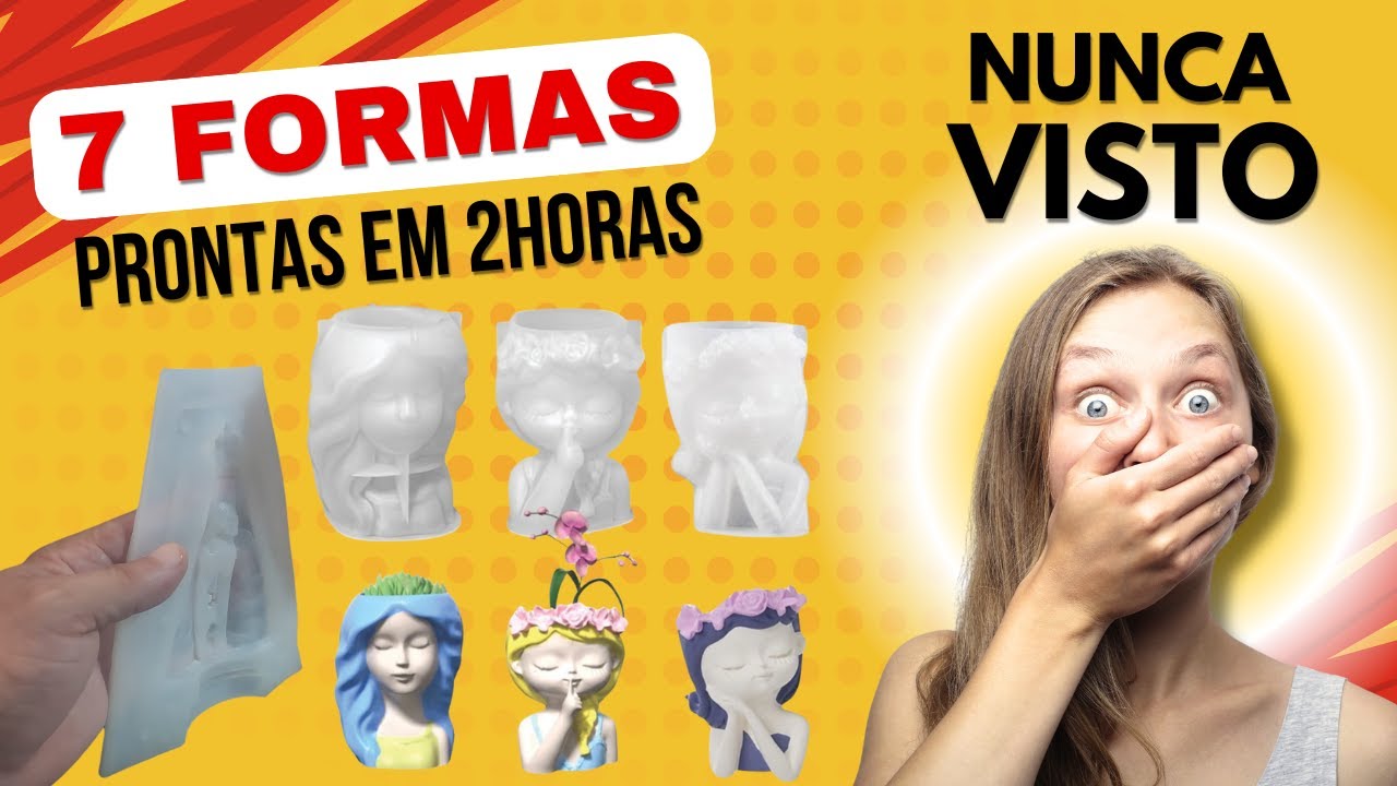NOVA TÉCNICA FORMAS DE SILICONE COMO FAZER  tenha sua fabrica em casa  molde e formas
