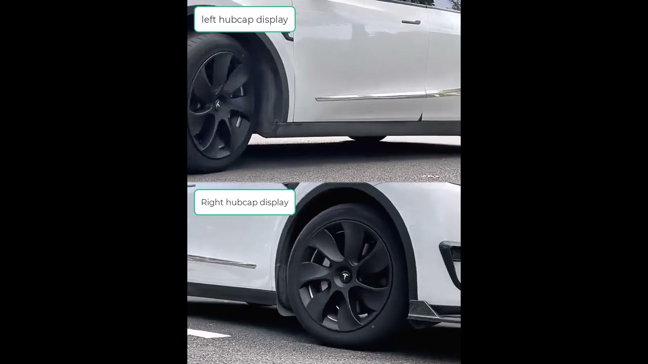 2023 New Tesla Model Y Accessories 2+2 PCS for Left and Right Symmetry -Evbase 