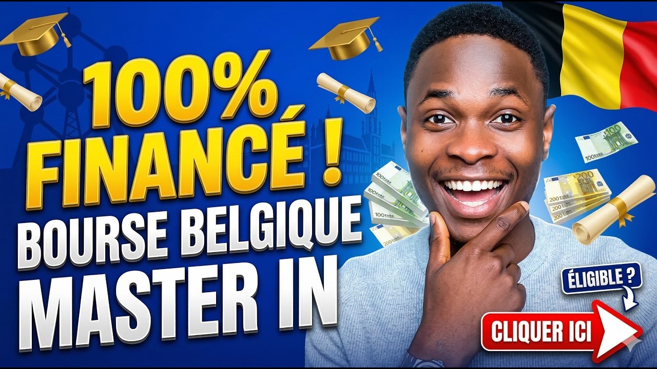 BOURSE COMPLÈTE EN BELGIQUE : TOUT EST FINANCÉ (FRAIS + 10.000€)