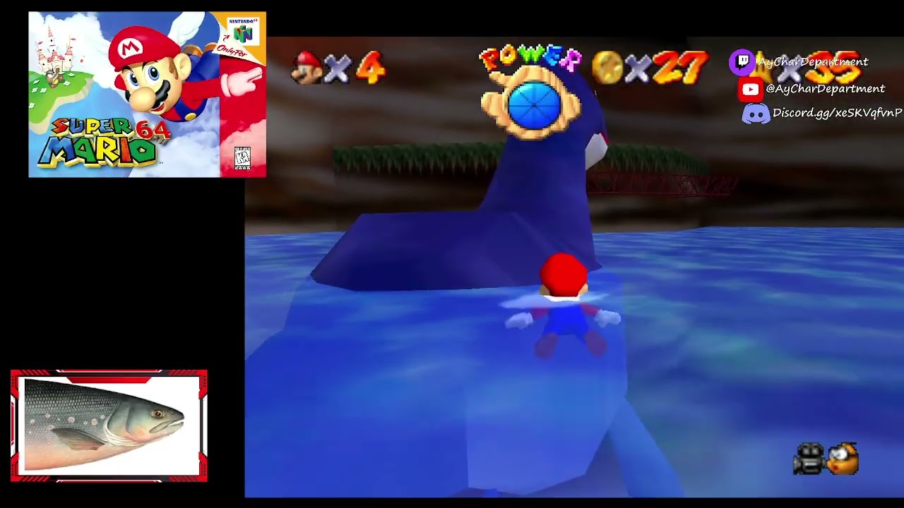 #36 Metal Mario, Green Cap, 8 Red Coins (Super Mario 64)