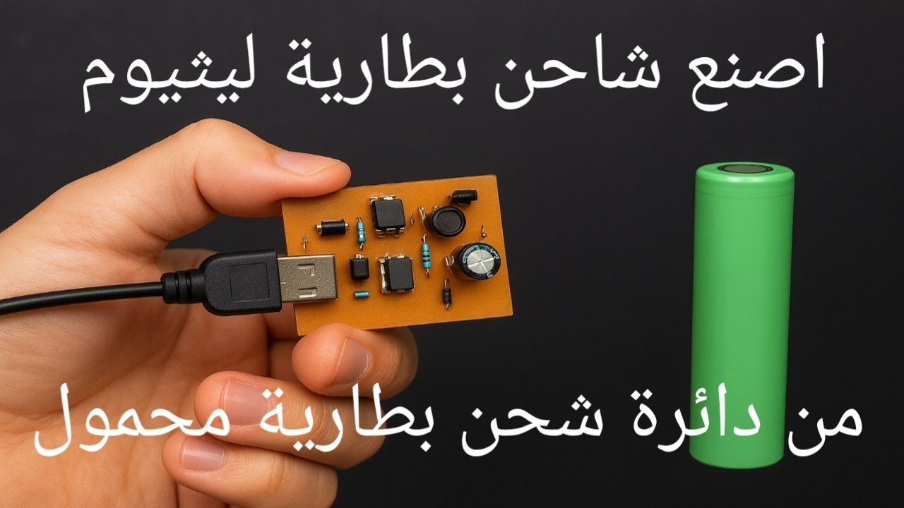 اصنع شاحن بطارية ليثيوم من دائرة شحن محمول قديمة