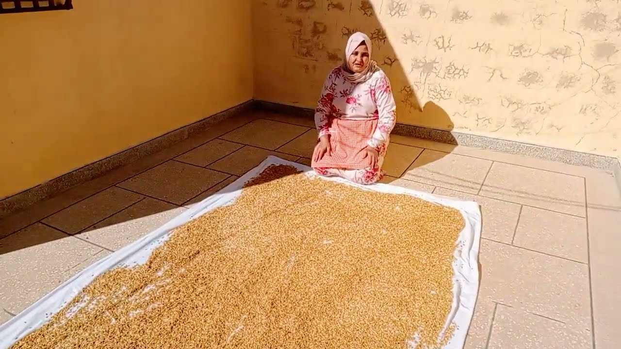 كيفية تحضير كسكس زنبوا طبيعي بطريقة سهلة ولوازم منزلية جد بسيطة وناجحة ٪100
