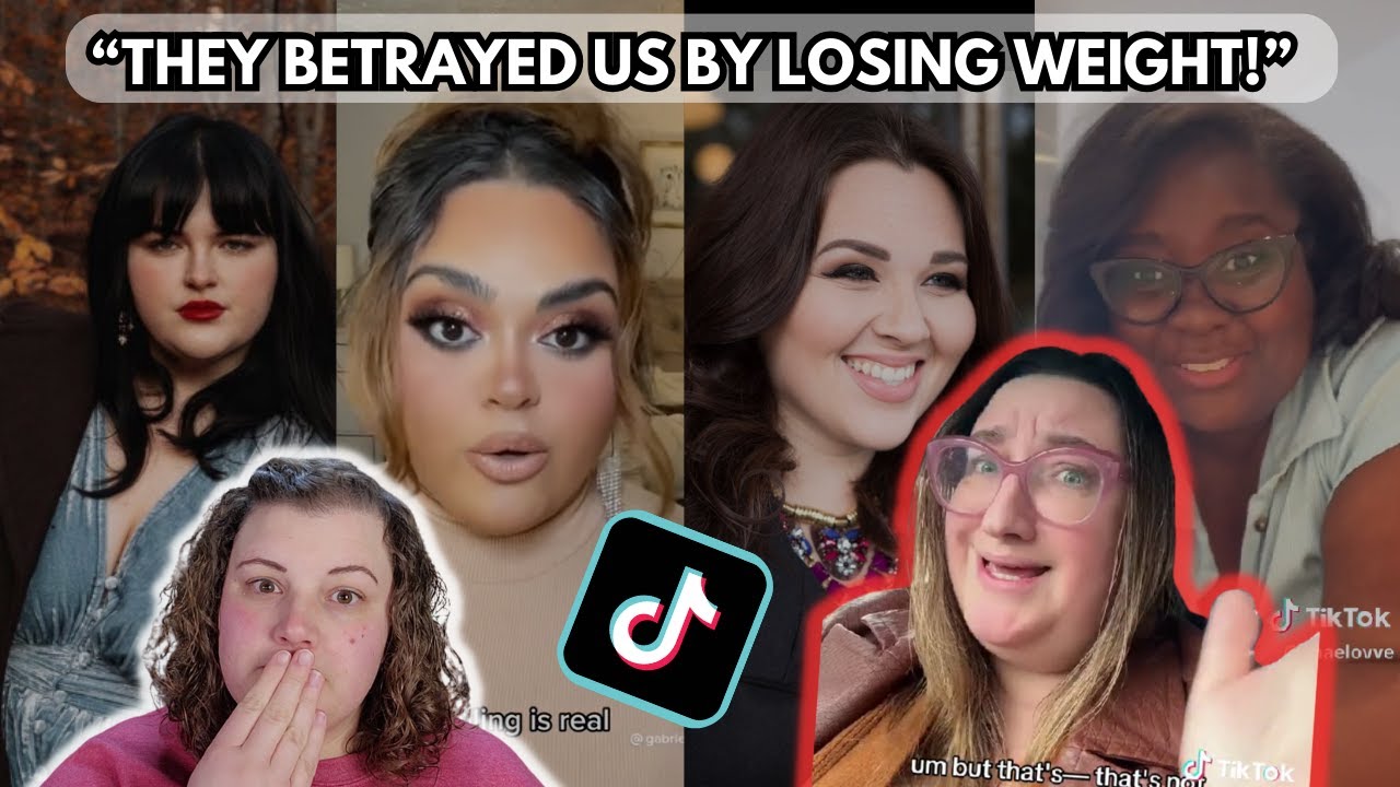 Fat Activists angrily MOCK other Plus Size Creators for LOSING WEIGHT | Fat Activist TikTok Cringe