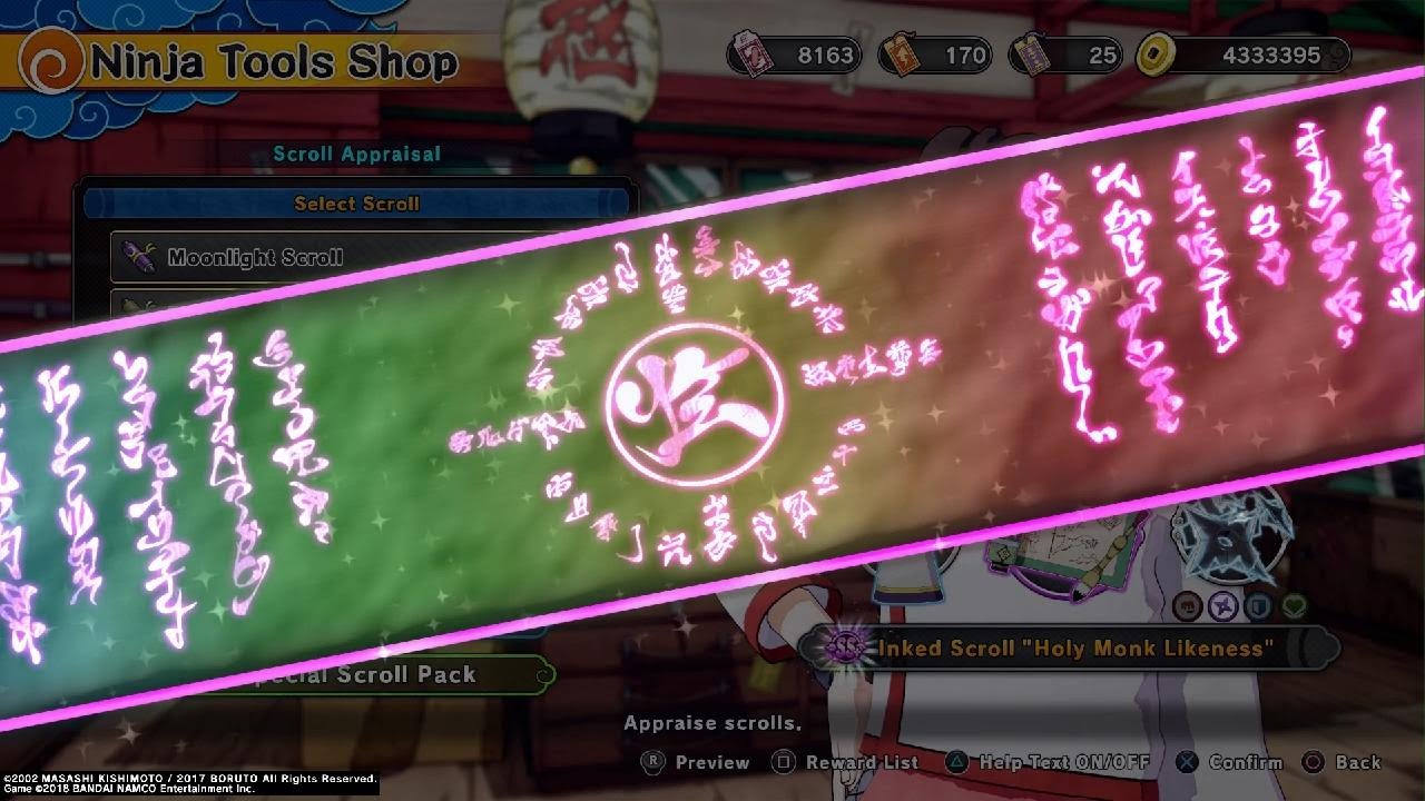 Esoteric Scrolls Appraisal October 16, 2025 l NARUTO TO BORUTO: SHINOBI STRIKER_20251016214054