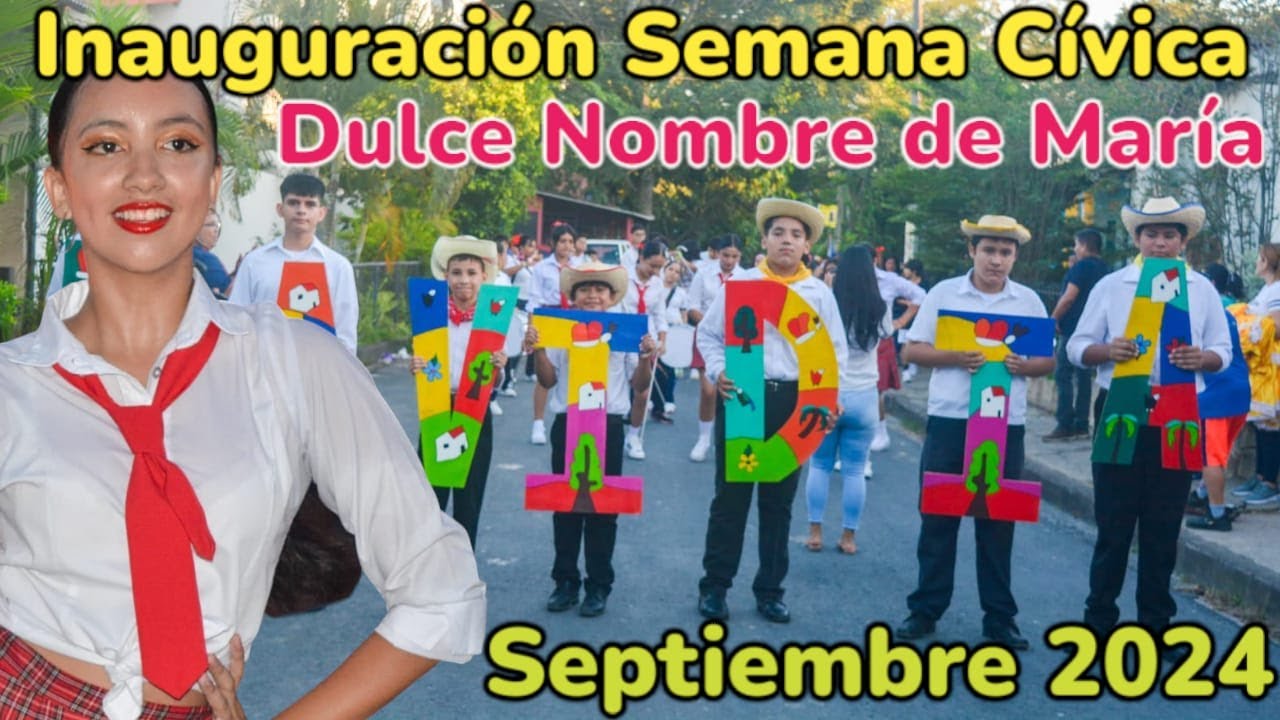 Inauguración de Semana Cívica en Dulce Nombre de María Chalatenango #elsalvador