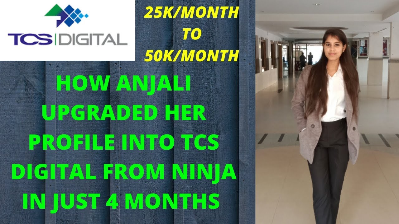 TCS Digital Profile Upgraded from Ninja | 7 LPA | How Anjali Cracked TCS Digital Cadre Through Wings