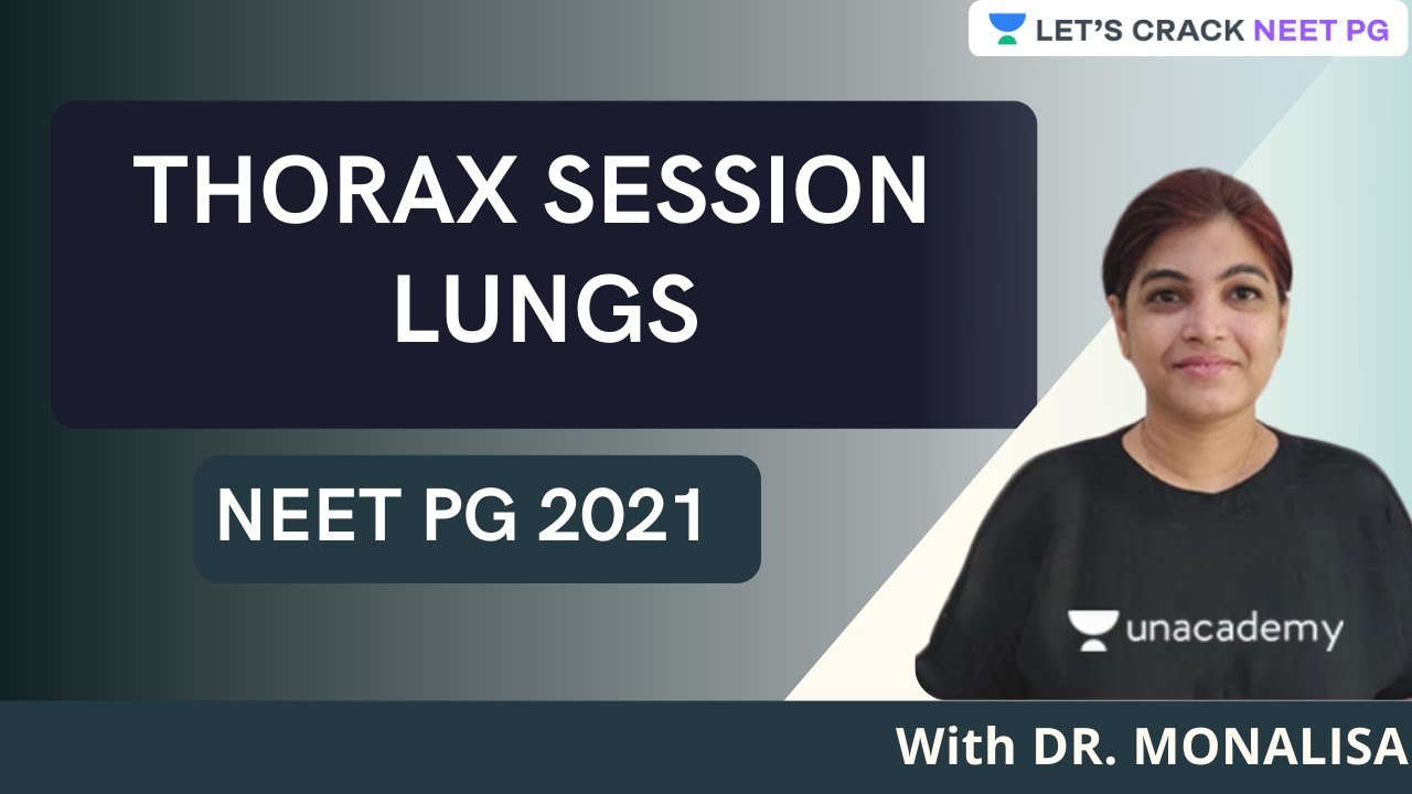 Thorax Session | Lung | NEET PG  | Dr. Monalisa