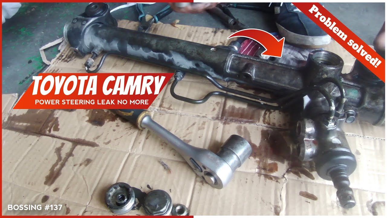 Toyota Camry Power Steering Leak Problem No More | Rack and Pinion Repair and Overhaul
