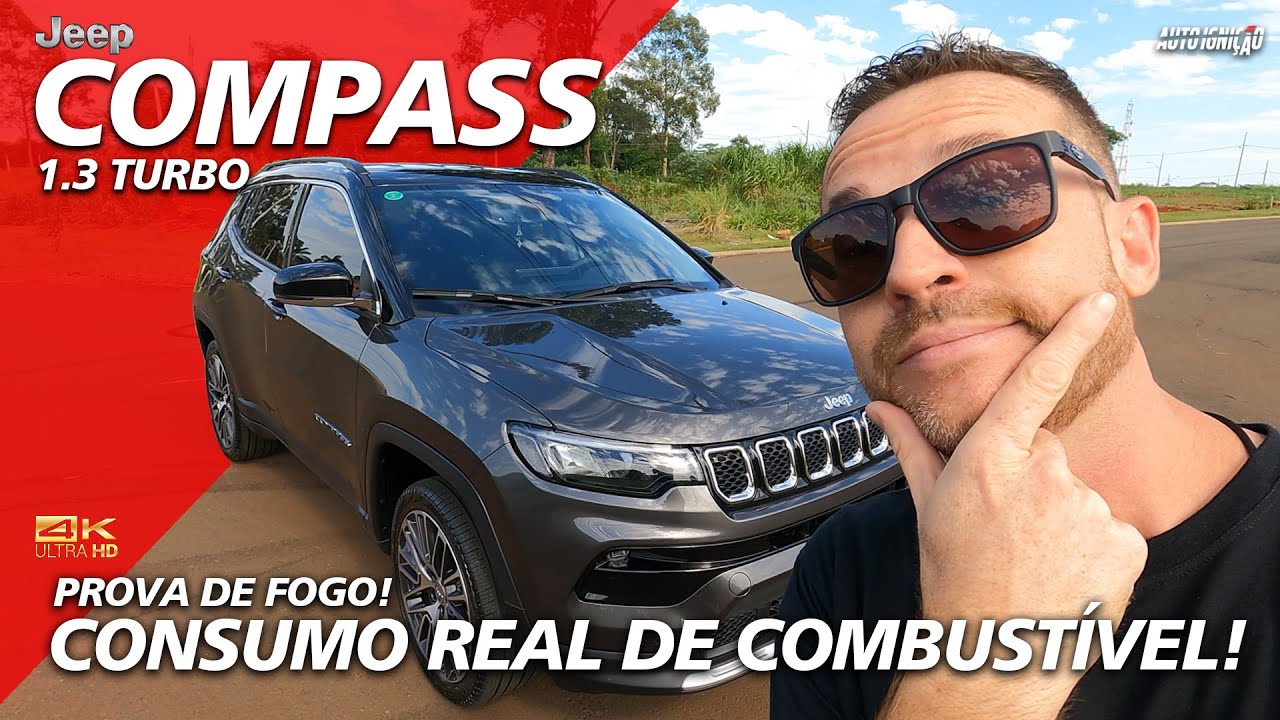 Prova de Fogo - Consumo Real de Combustível do Jeep Compass 1.3 Turbo 2022