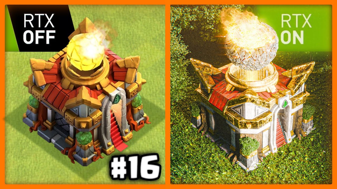 Я сделал Ратушу 16 из Clash of Clans реалистичной.