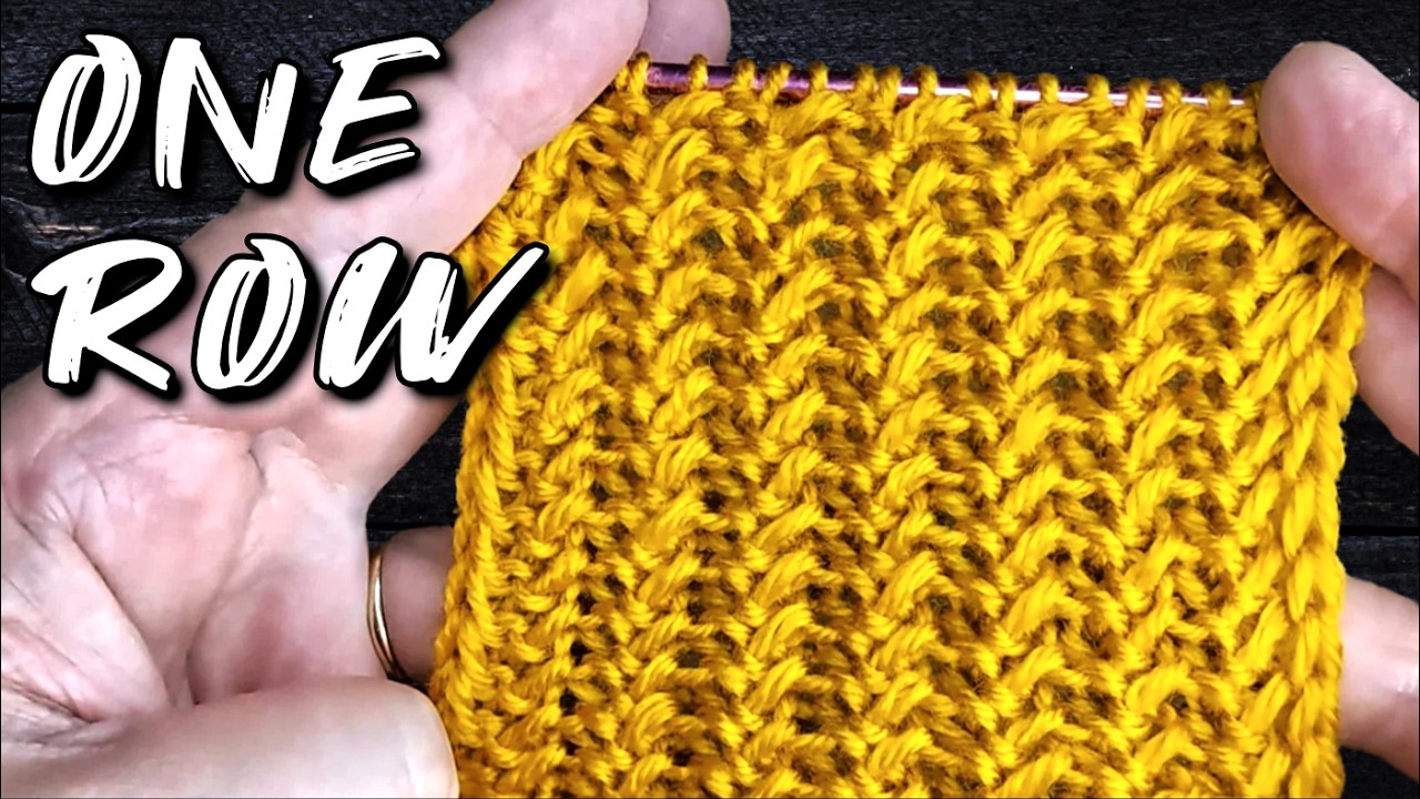 This 3‑Stitch Pattern Looks Fancy… But It’s Just Knit Stitches #onerowrepeat #228