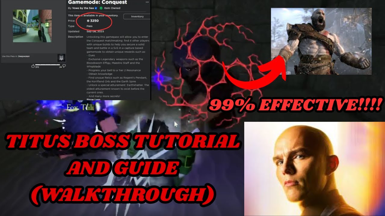 YOU WILL KILL TITUS IF YOU WATCH THIS VIDEO!! (Deepwoken) Titus Boss Location, Tutorial, Tips/Tricks