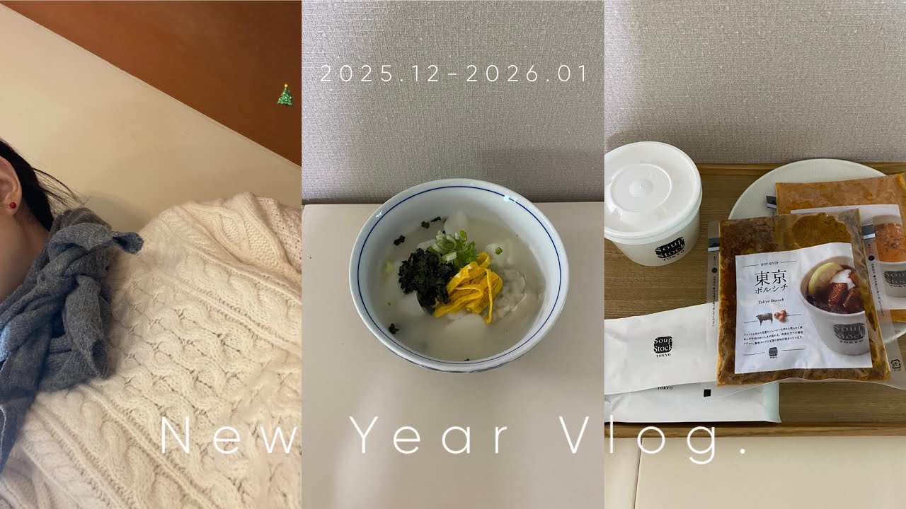 [vlog]연말과 새해일상 | 2026다이어리 /tokyo soup stock /전시보고 팀호완,슈퍼말차/크리스마스 뱅쇼와 딸기타르트/더현대 크리스마스/해넘이소바로 마무리🎄