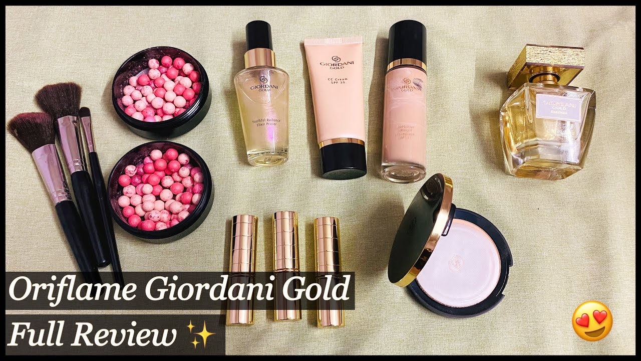 Makeup Review - Oriflame GIORDANI GOLD RANGE | Sonal Soni