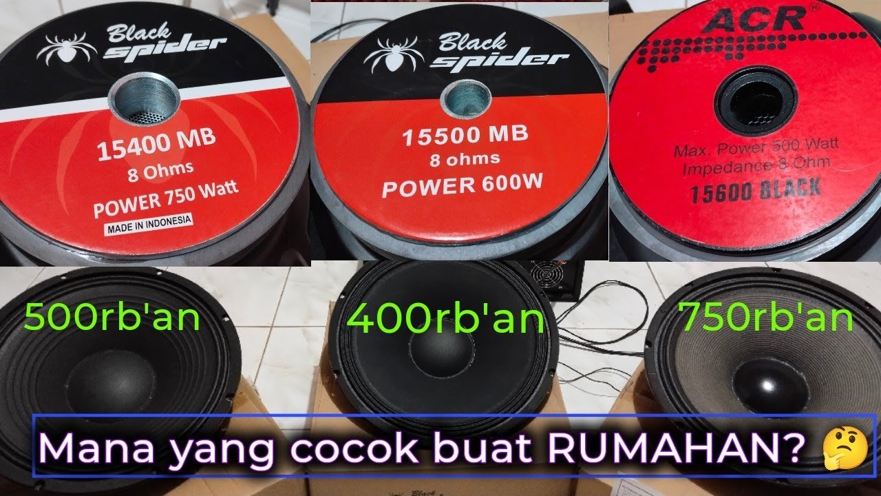 COMPARE 3 SPEAKER 15 INCH.. MURAH BELUM TENTU JELEK👌