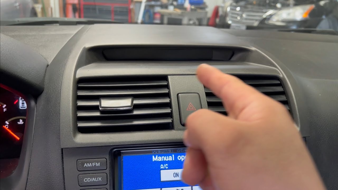 Honda Accord pantalla superior defectuosa-  faulty top display