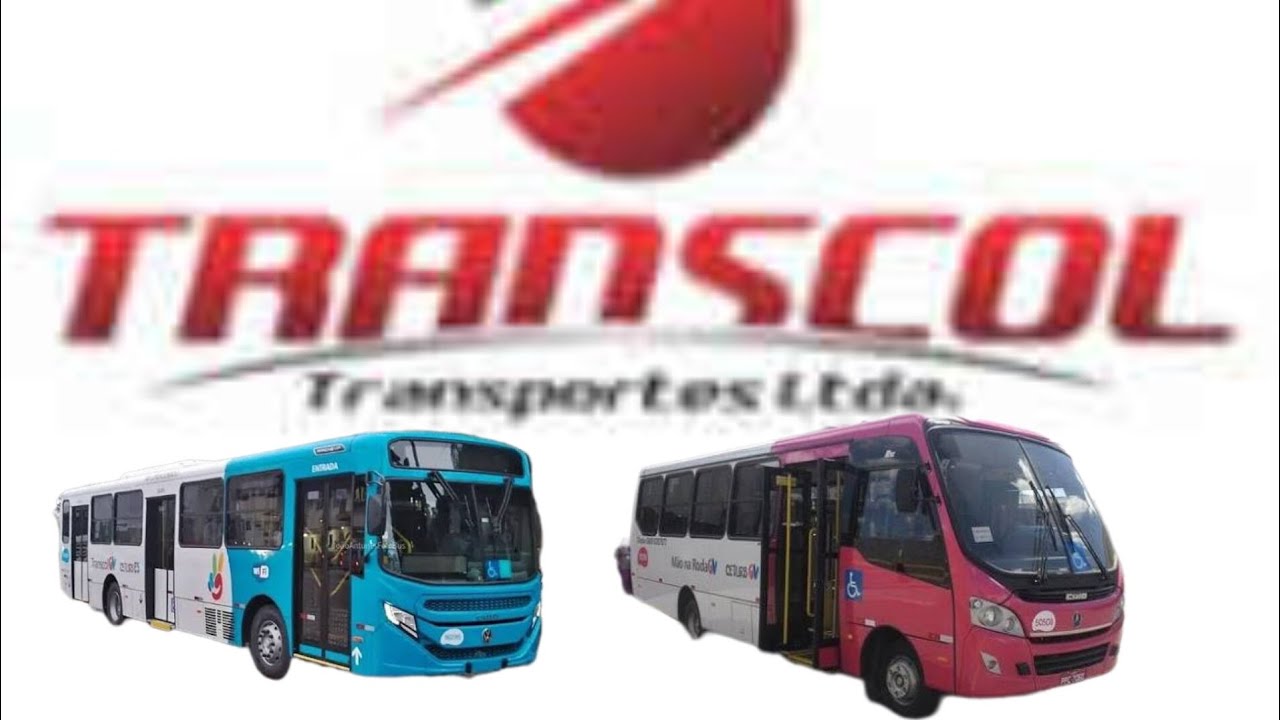 Foto dos ônibus da Transcol 